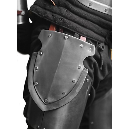 Captain Belt Shields Polished Steel